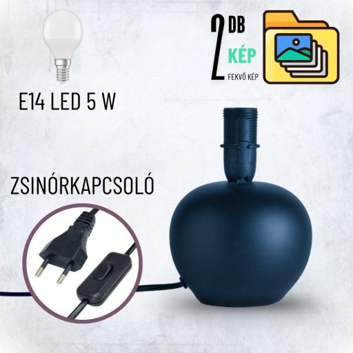 Aura fényképes lámpa - Panoráma fekete