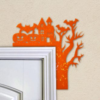 Kísértetkastély Ajtó Dekoráció