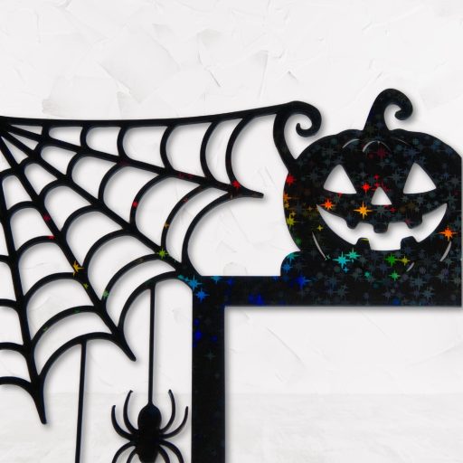 Pókhálós Halloween Ajtó Dekoráció