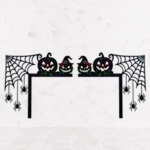 Pókhálós Halloween Ajtó Dekoráció