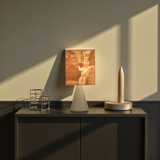 Nalani fényképes lámpa - Hasáb Bézs