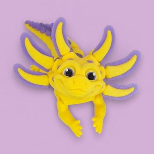 Barni, a mosolygós axolotl "L"