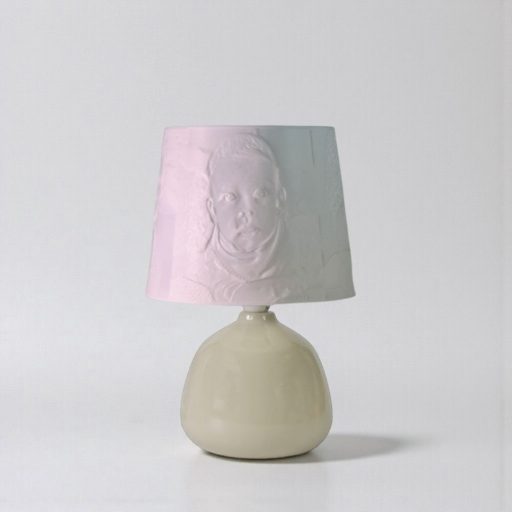 Személyre Szabott Fényképes 3D Lámpa - Egyedi Éjjeli Fény Saját Fotóval - Bézs Vintage - Ellie