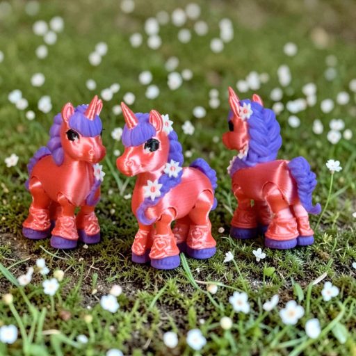 Flora Belle – a kertek varázslatos virágos unikornisa mozgatható lábakkal