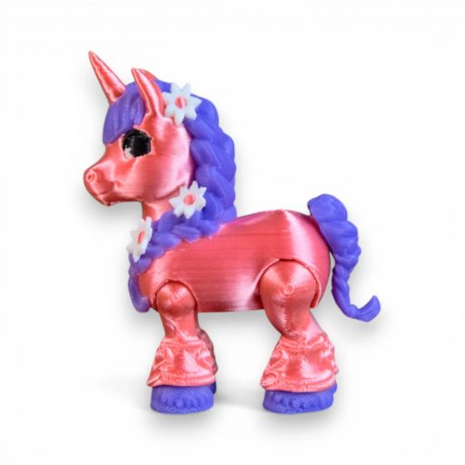 Flora Belle – a kertek varázslatos virágos unikornisa mozgatható lábakkal