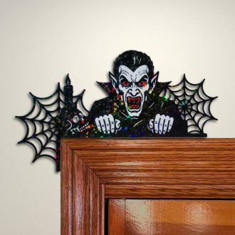 Vámpír Ajtó Dekoráció