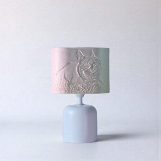 Személyre Szabott Fényképes 3D Lámpa - Egyedi Éjjeli Fény Saját Fotóval - Fehér Panoráma - Daphni