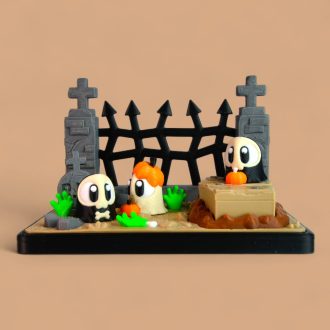 Szellem és Temetői Jelenet