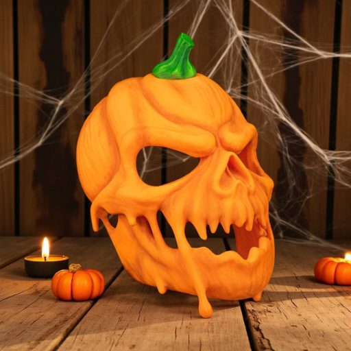 Tökfej Maszk - Halloween Jelmez Kiegészítő