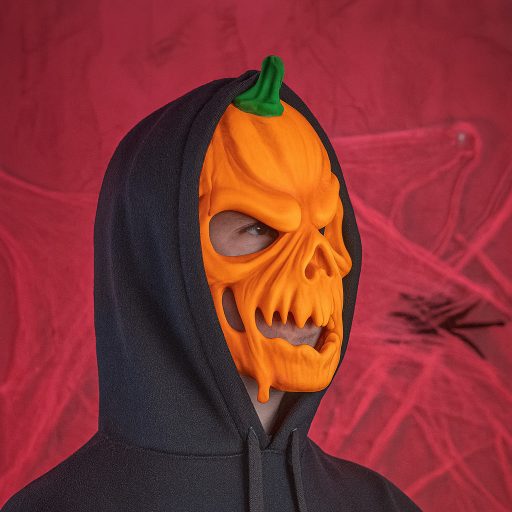 Tökfej Maszk - Halloween Jelmez Kiegészítő