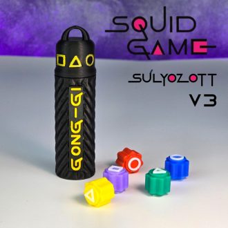Squid Game Gong-gi Játék – Praktikus Tartóban