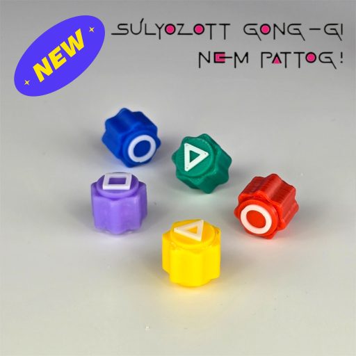 Squid Game Gong-gi Játék – Praktikus Tartóban